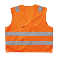 桑和 ポケッタブルベスト Kオレンジ LL 80001 1着（直送品）