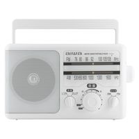 アイワマーケティングジャパン ポータブルホームラジオ 乾電池/電源コンセント式 AM/FM(ワイドFM対応) GAA4-PHR0001(WH) 1台