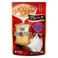 銀のスプーン 三ツ星グルメ フレーク まぐろ・しらす入りかつお 35g 4袋 キャットフード パウチ
