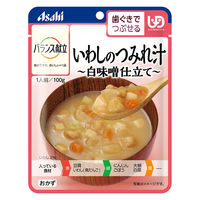 介護食 やわらか食 アサヒグループ食品 バランス献立 いわしのつみれ汁白味噌仕立て 6個【歯ぐきでつぶせる】