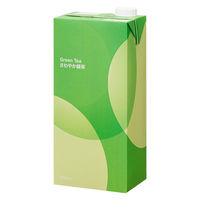 緑茶　お茶　紙パック 業務用 1L 1セット(6本入×2箱)  アスクル・ロハコ限定 オリジナル