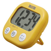 タニタ（TANITA）でか見えタイマー100分計 マンゴーイエロー キッチンタイマー 1個