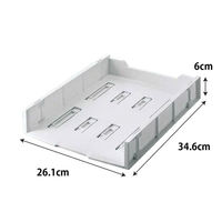 サナダ精工 ユースフルA4ラック縦型 EC01 1セット(1組(6個入)×5)