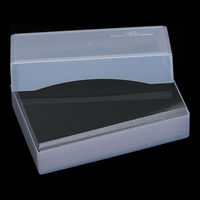 山櫻 4号 名刺 ミラー ブラック 4 YAMA-2064-0010 1個(100枚)（直送品）