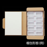 山櫻 面付名刺 さくらホワイトCoC 021 10面付 YAMA-3127-0014 1箱(用紙110枚+名刺箱1