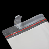 山櫻 透明封筒 PP長3 表全ベタ 白 カットテープ付 YAMA-9038-0057 1箱(1000枚)（直送品）