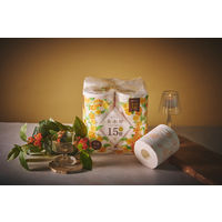 トイレットペーパー ダブル 1.5倍巻 8ロール Hanataba 金木犀 1パック（8ロール）丸富製紙