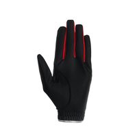 レザックス 合皮ゴルフグローブ BLACK メンズ 左手用 4536214018389 1個（直送品）