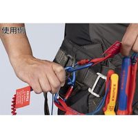 KNIPEX 落下防止ランヤード(カラビナ付き) 6.0kg 0050-12TBK 1セット(2個) 657-0590（直送品）