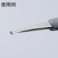 KNIPEX ラバーハンドル付き精密ピンセット 先細 112ММ 9221-12ESD 1本 657-0586（直送品）