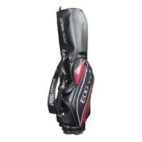 レザックス 合皮キャディバッグ BLACK 9.5型 4536214215696 1個（直送品）