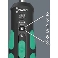 Wera Werk 7515/16 差替式クラフトフォームセーフトルクドライバー スピード 汎用セット1 075851 1セット（直送品）