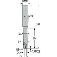 セコ・ツールズ・ジャパン セコ JABRO FHMエンドミル JHF181020J4R050.0Z3-HXT 1本 486-4353（直送品）