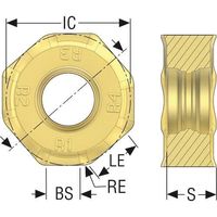 セコ フライス ダブルオクトミル用インサート MK2050 ONEU050410ZZTN4-M10 1セット(10個)（直送品）