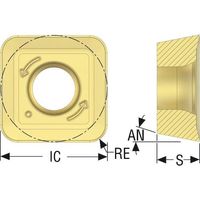 セコ・ツールズ・ジャパン セコ フライス 金型用インサート MS2050 SPKT140523TN-M14 1セット(10個)（直送品）