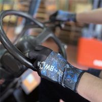 東和コーポレーション トワロン 水性ポリウレタン背抜き手袋 WOMBーMF2 Collage LL 742-LL 1双 574-1503（直送品）