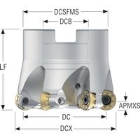 セコ・ツールズ・ジャパン セコ フライス 金型用 カッター R220.29I-0063-05.8A 1個 489-7194（直送品）