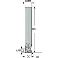 セコ・ツールズ・ジャパン セコ JABRO トルネードエンドミル JH740100D2R025.0Z5-HXT 1本 488-4711（直送品）