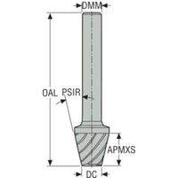 セコ・ツールズ・ジャパン セコ JABRO VHMテーパーエンドミル ボールエンドミル HK300-045-MEGA 1本 487-2316（直送品）