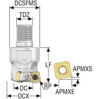 セコ・ツールズ・ジャパン セコ フライス 金型用 カッター R217.21-2042.RE-SP10.5A 1個 490-5149（直送品）