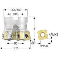 セコ・ツールズ・ジャパン セコ フライス 金型用 カッター R220.21-0080-SP18.6A 1個 490-3522（直送品）