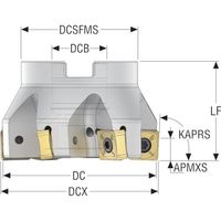 セコ・ツールズ・ジャパン セコ フライス 88°カッター R220.88―12 R220.88-0125-12-10SAP 1個（直送品）