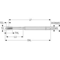 セコ・ツールズ・ジャパン セコ ねじ切り工具 T34-PH01B03-8X1.25-65R 1個 490-9978（直送品）