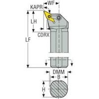 セコ・ツールズ・ジャパン セコ 旋削 ISO標準ホルダー S32T-MVPNL16 1個 488-8173（直送品）