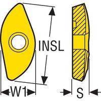 セコ・ツールズ・ジャパン セコ フライス 金型用インサート MS2050 218.20-150ER-ME07 1セット(10個)（直送品）