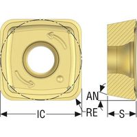 セコ・ツールズ・ジャパン セコ フライス 金型用インサート F40M SPKT180630TN-MD16 1セット(10個)（直送品）