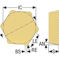セコ・ツールズ・ジャパン セコ フライス その他インサート MP1501 HPMN1206ZETR-D25 1セット(10個)（直送品）