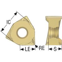セコ・ツールズ・ジャパン セコ フライス スクエア6用インサート MP2501 XNEX080608TL-M13 1セット(10個)（直送品）