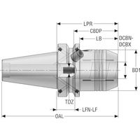 セコ・ツールズ・ジャパン セコ ツーリング テーパーフェース BT40TFADB-HCR12-058 1個 489-1183（直送品）