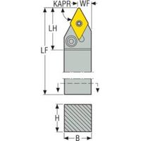 セコ・ツールズ・ジャパン セコ 旋削 ISO標準ホルダー PDNNL2020K15 1個 489-9234（直送品）