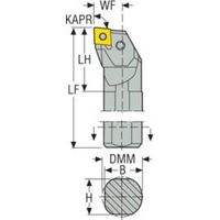 セコ・ツールズ・ジャパン セコ 旋削 ISO標準ホルダー S25T-PCLNL12 1個 488-9772（直送品）