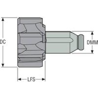セコ Precimaster Plus(プリシマスタープラス) 通り穴と止まり穴共用ヘッド RX2000 PMX5-18H7-EB45 1個（直送品）