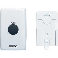 リーベックス REVEX ワイヤレスコールチャイム 呼び出しボタンセット LCW50 1個 506-6605（直送品）