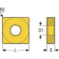 セコ・ツールズ・ジャパン セコ 旋削ISOネガインサート(超硬/サーメット) TM1501 SNMM250724-RR6 1セット(10個)（直送品）