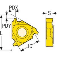 セコ・ツールズ・ジャパン セコ 旋削用 ねじ切り用インサート CP500 22ER4.0TR 1セット(2個) 484-5429（直送品）