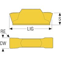 セコ・ツールズ・ジャパン セコ 旋削 MDT溝入れ用インサート CP500 LCMF160508-0500-FT 1セット(10個)（直送品）