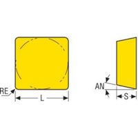 セコ・ツールズ・ジャパン セコ 特別用途旋削インサート 超硬 HX SPUN120308 1セット(10個) 484-5436（直送品）