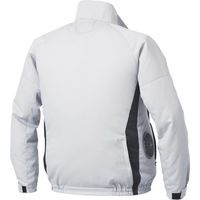 空調服 長袖ブルゾン(エプロン付き) シルバー LL KU92340K30S4 1着 520-9540（直送品）