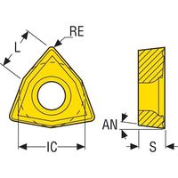 セコ・ツールズ・ジャパン セコ ドリル 超硬 S60M WCMX080412-86 1セット(10個) 509-7387（直送品）