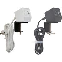 ノア NOATEK クランプ式マルチコンセントタップ ブラック黒 NCL1511 L BK 1個 552-8145（直送品）