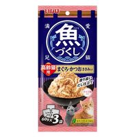 いなば 魚づくし 高齢猫用 まぐろ・かつお ささみ入り（60g×3袋）6袋 キャットフード パウチ