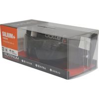 BSSI 保護メガネ SILIUM+ BSSIマットブラック スモークレンズ ブリスタパッケージ PSSSILI443BL 1個（直送品）