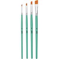 ペベオ・ジャポン ペベオ 化繊 アンギュラー(斜め平筆)4本セット 952304 1本 607-2924（直送品）