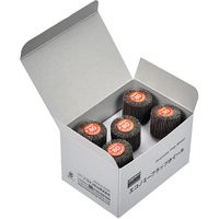 TRUSCO エコノミーフラップホイール 軸径6mm 外径30X幅25X軸長35 #80(5個入) EF3025-80 1箱(5個)（直送品）