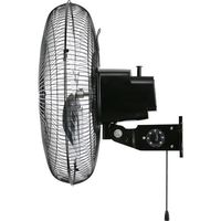 トラスコ中山 TRUSCO 全閉式工場扇 ジェネラルファン 壁掛けタイプ アルミハネ ブラック TFBA-45W-BK 1台（直送品）