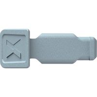 KNIPEX カラーコードクリップ グレー(10ピース入り) 0061-10CS 1箱(10個) 677-8591（直送品）